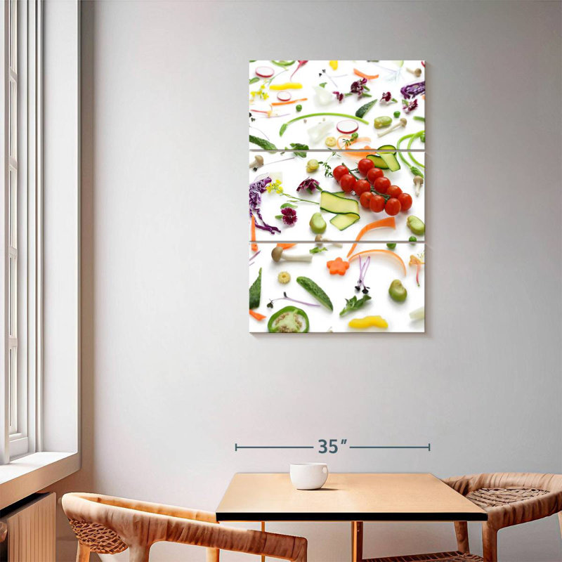 Yarlin Vegetable Varieties, 57" H x 36" W