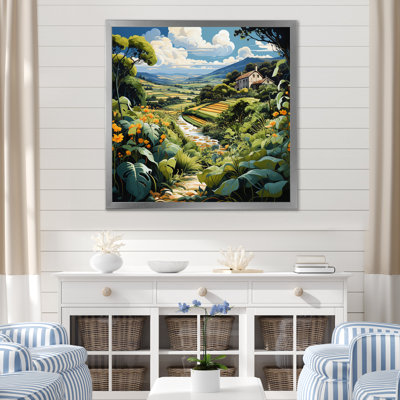 Countryside Summer Vines In II - Landscapes Wall Decor
