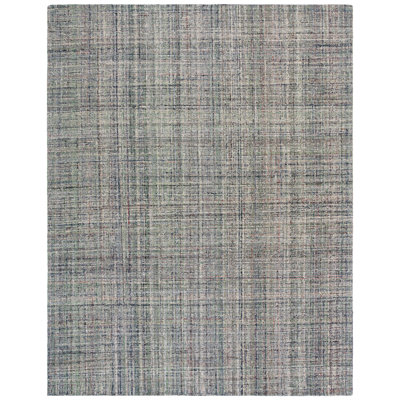 Abstract Hand Tufted Performance Solid Color Indoor Rug