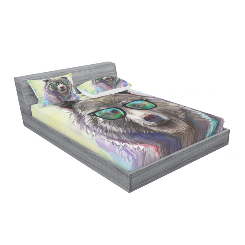 Microfiber Sheet Set, Queen Sheet Set with Fitted Sheet