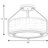 Seawell Fabric Semi Flush Mount-331898473