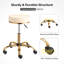 Adjustable Height Ergonomic Lab Stool with Footrest-115153806