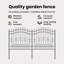 Vidaxl Garden Fence Powder-Coated Steel-116797991-116797995