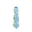 Nina Vase, light blue/green, Height 11.2 in