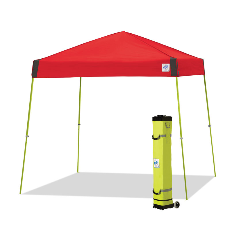 Red 12' x 12' Steel Frame Instant Shelter Canopy
