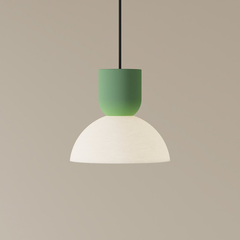 Buia Pendant Light, Sage, White