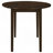 Beggs 3-piece Round Drop Leaf Dining Table Set Cappuccino-138143540