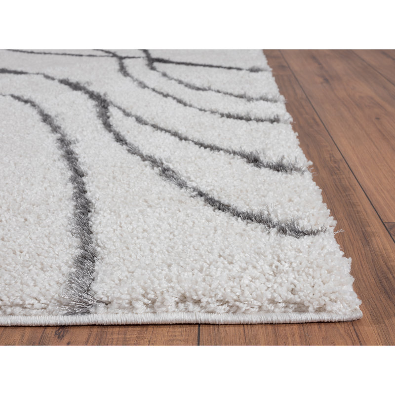 Zhenyu Abstract Indoor Rug, Rectangle 4' x 6'