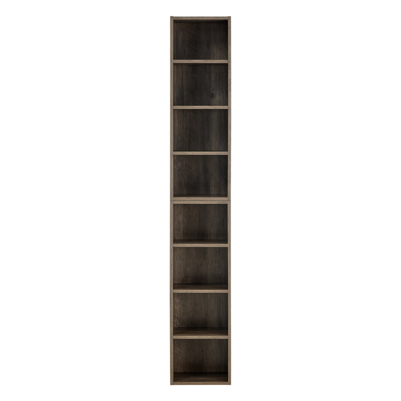 Versatile Media Tower Rack With Adjustable Shelves For Home Office And Display