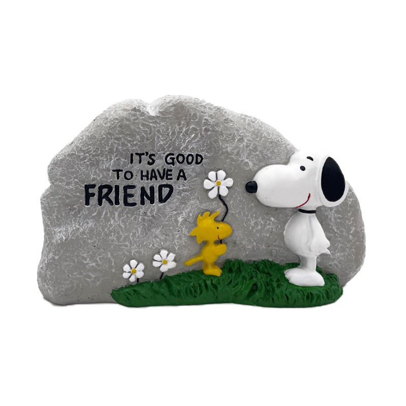 Peanuts Snoopy Friend Garden Rock
