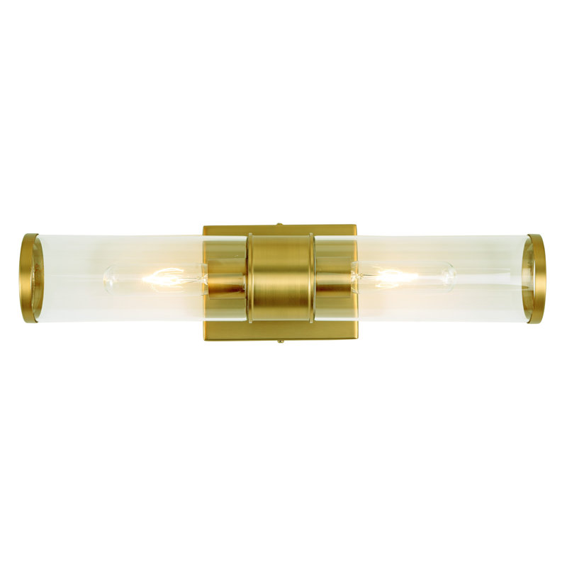 Gilford Armed Sconce, Satin Brass
