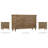 Azlynne Solid Wood Piece Bedroom Set