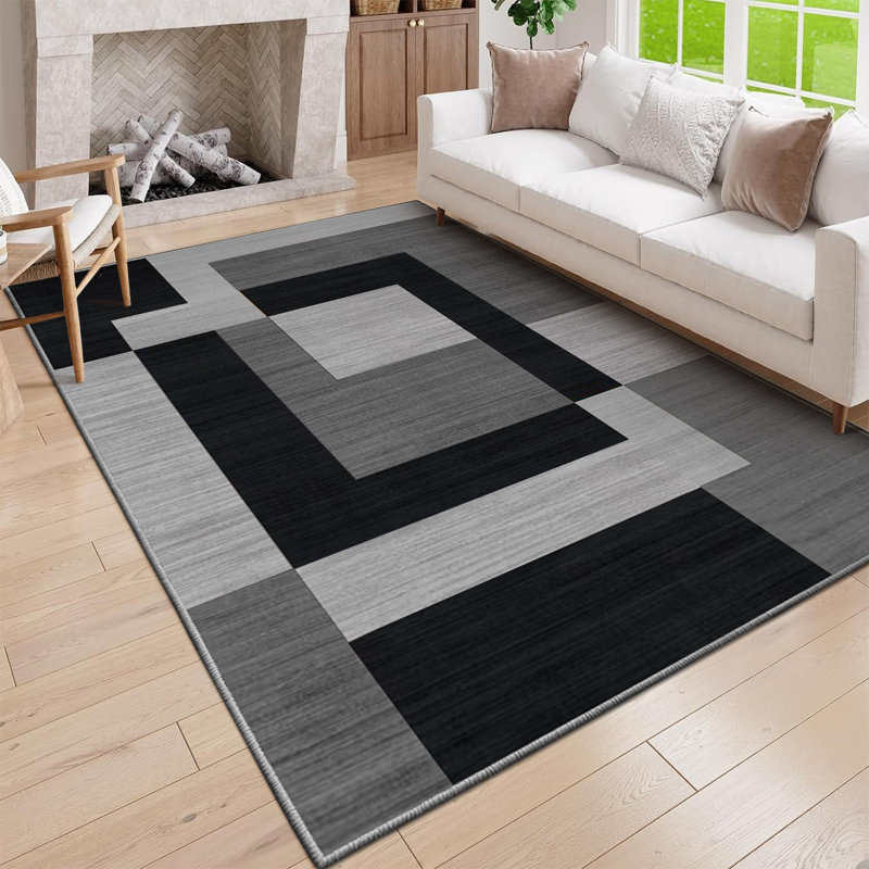 Oriental Machine Tufted Shag Area Rug, Runner 80 x 300 cm