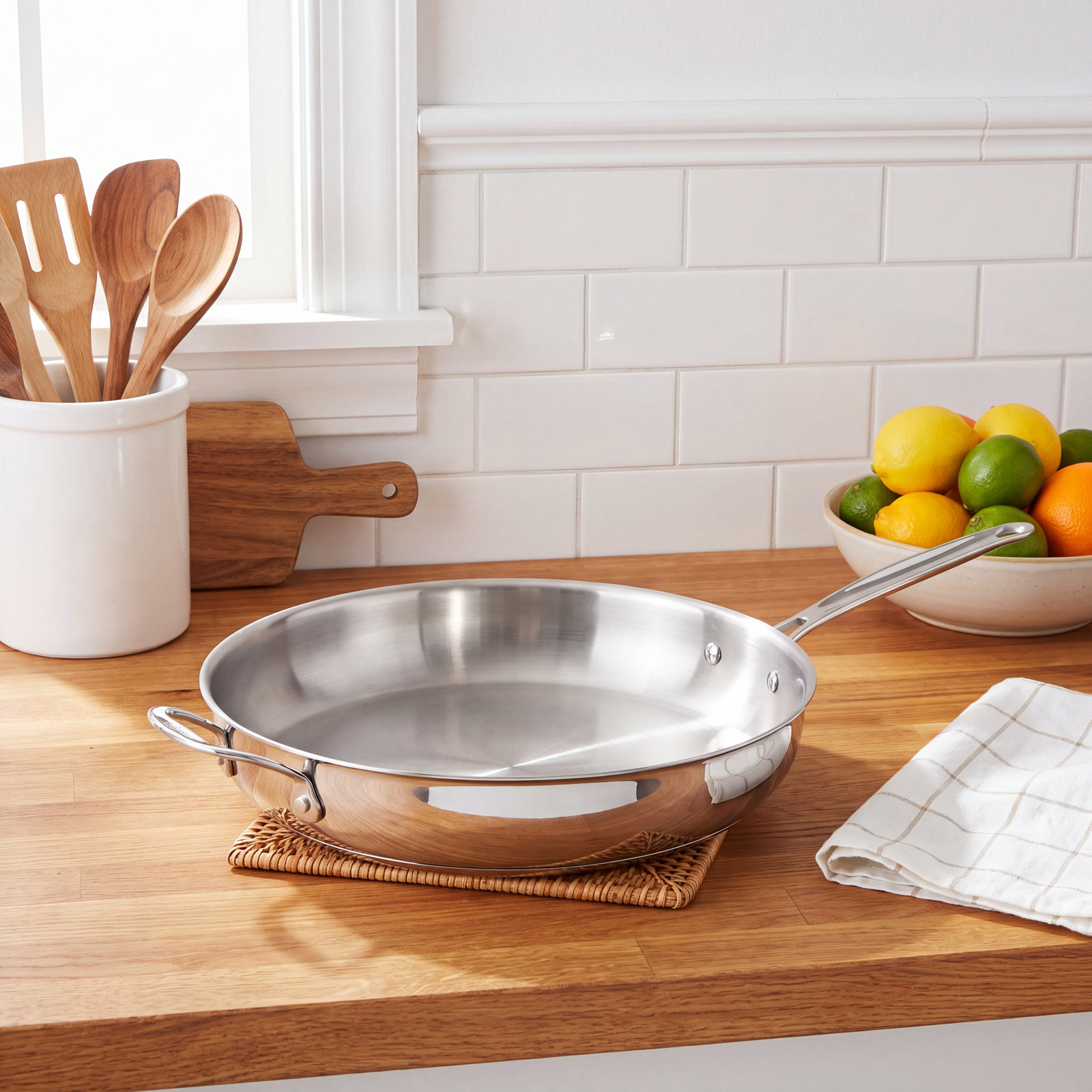 Cuisinart 14" Stainless Steel Skillet