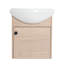 Petit meuble-lavabo mural avec lavabo