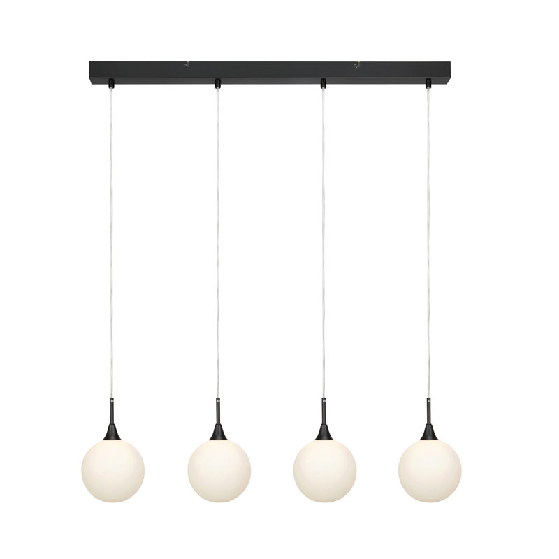 Sessions 4 - Light Kitchen Island Pendant, Black/White