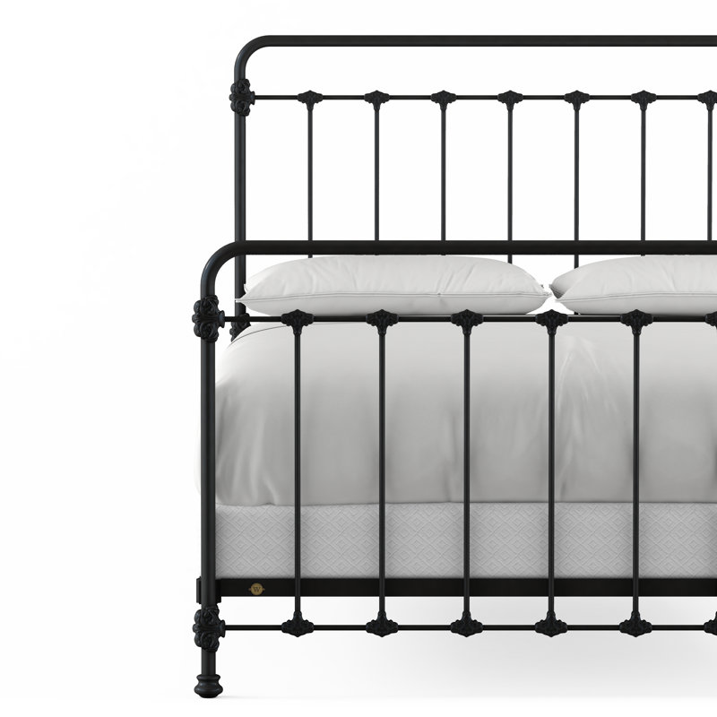160 Picket Fence Bed | Complete Standard, Gunmetal, Queen