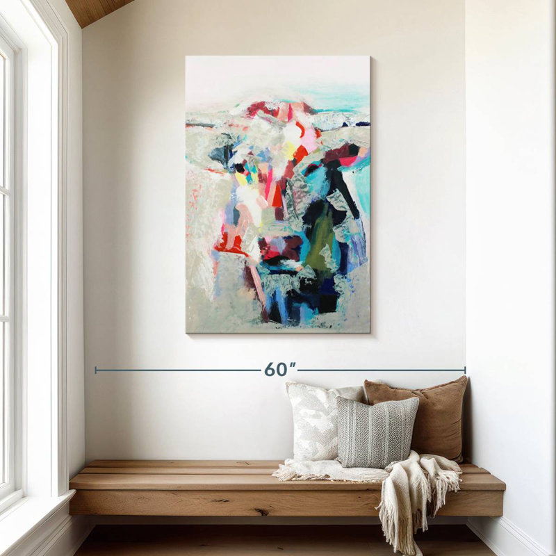 Brampt Cow Painting II, 45" H x 30" W
