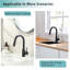 Sink Faucet, Brushed Nickel Kitchen Faucets With Pull Down Sprayer, Bathroom Sink Faucets Mini Bar Prep Faucet-125225580