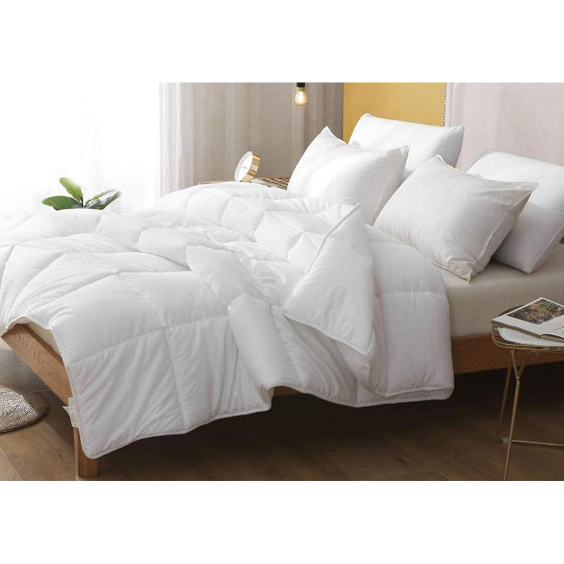 Ensemble de couette ultra douce 7 pièces dans un sac, White