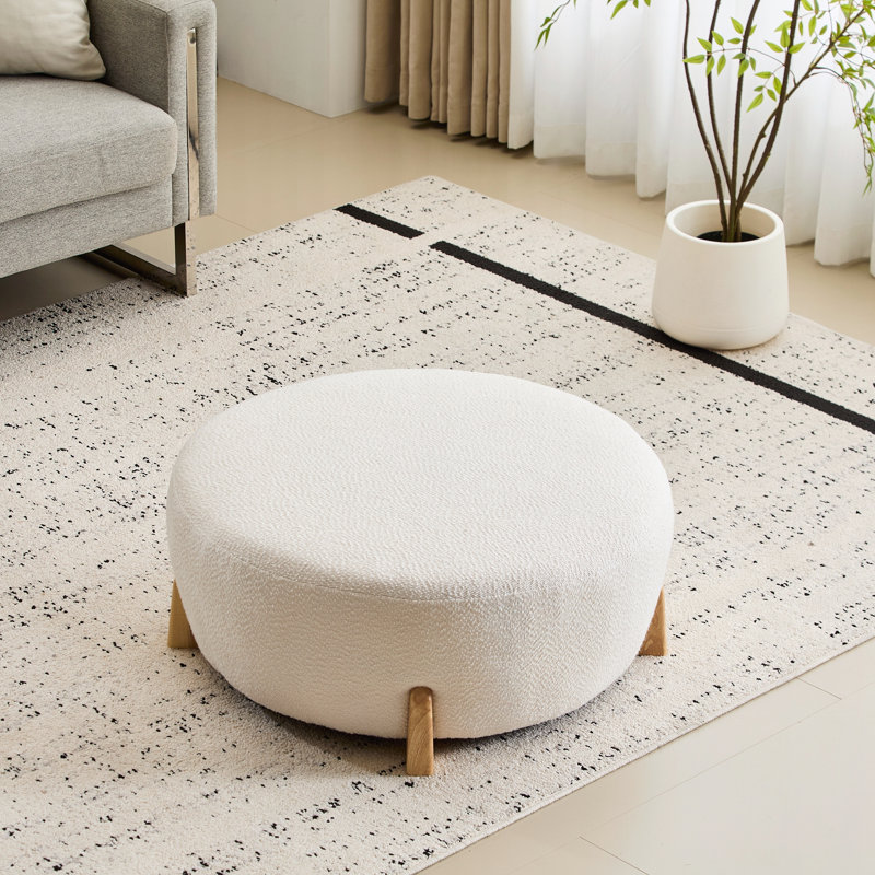 Repose-pieds Modish, Blanc