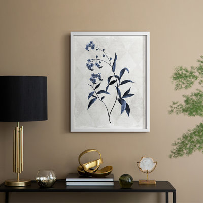Harlequin Botanical I, reproduction encadrée - bois massif