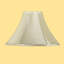 Abat-jour en soie en forme de cloche, fixation araignée, beige, 48 cm (L) x 48 cm (l) x 30 cm (H)-299071422