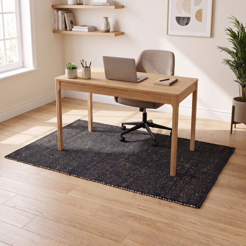 Tapis campagnard en jute et coton Colston, Rectangulaire 3 pi x 5 pi