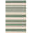 Aiken Striped Beige/Green Indoor / Outdoor Area Indoor/Outdoor Area Rug-162244163