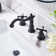 Alladdin Widespread Faucet 2-handle Bathroom Faucet with Drain Assembly