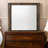 Rustic Walnut Finish Mirror
