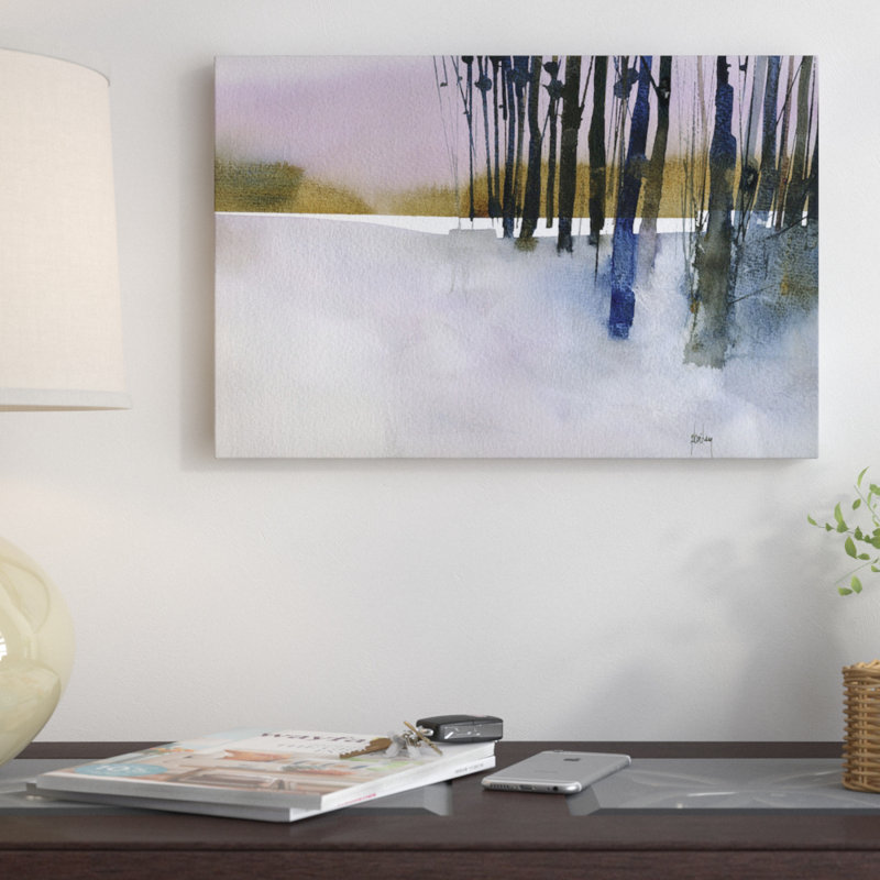 « debout par », reproduction sur toile, H 26 po x l 40 po x P 1,5 po, Toile tendue, Pas de tapis