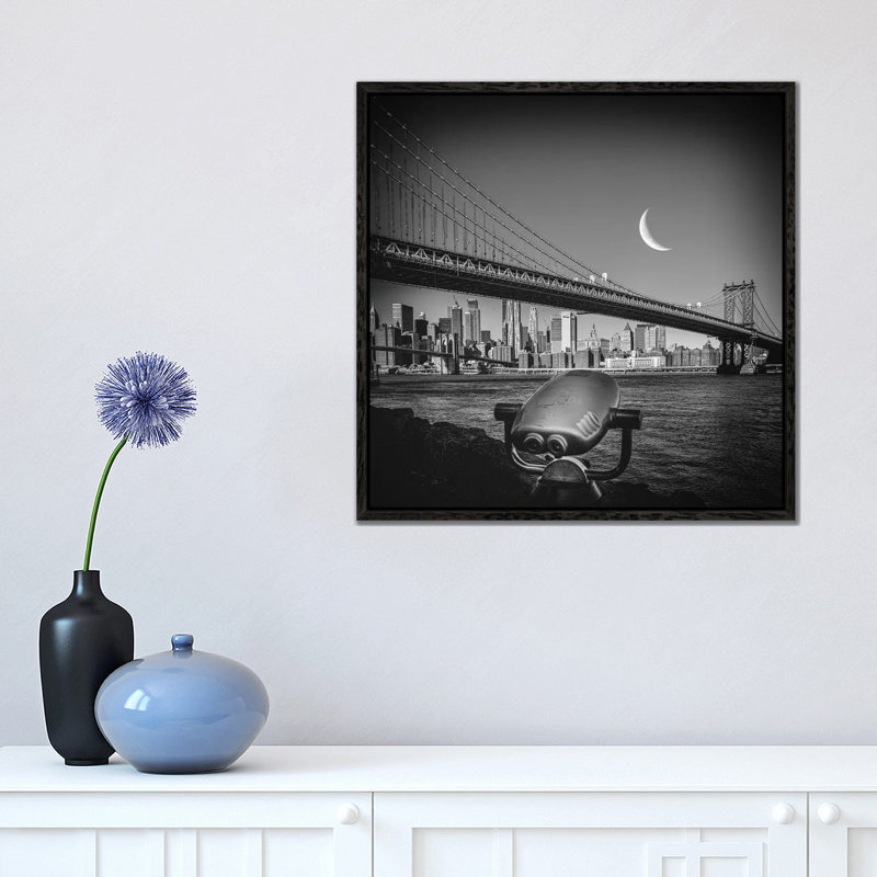 Three pears 1 Piece Painting on Canvas, 45.72 cm H x 45.72 cm W, Black Framed