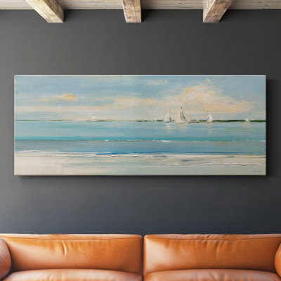Windy Regatta- Gallery Wrapped Canvas -Ready to Hang