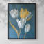 Série FLORAL CIX - reproduction encadrée de qualité supérieure - prête à être accrochée - aucun clou requis-1019399604-1019399607