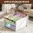 31.5" Square Lift Top Coffee Table with Hidden Storage and Sliding Barn Door-1578144356