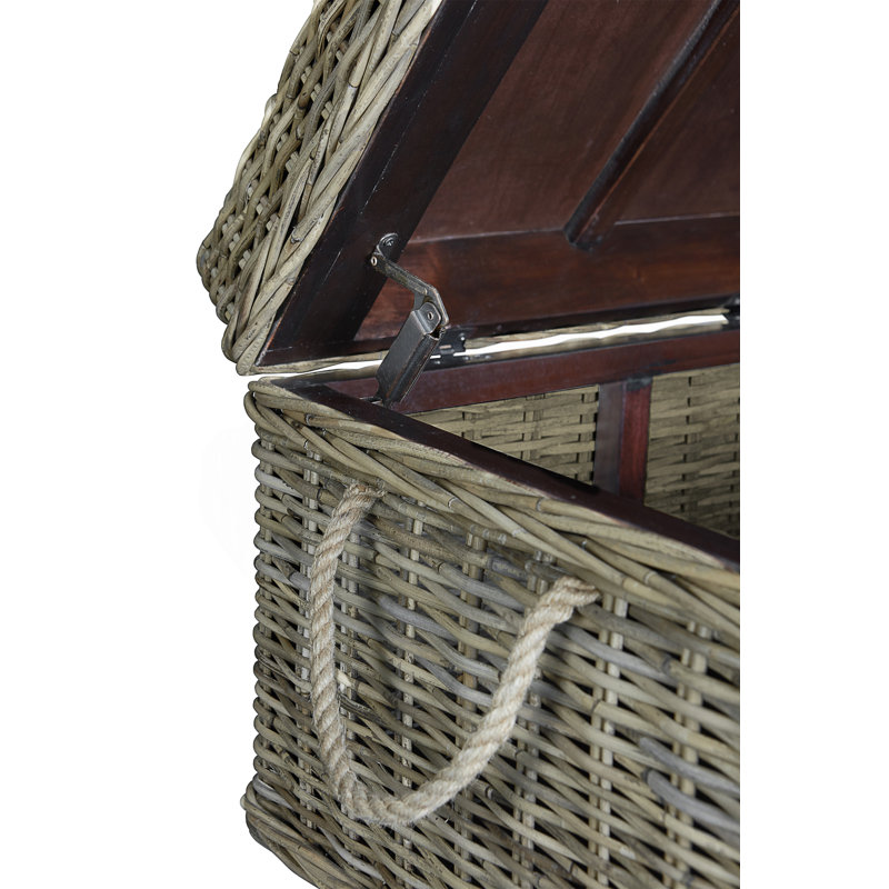 Coffre de rangement en rotin Kubu