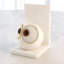 Pair Alabaster Big Eyed Owl Bookends-Lg