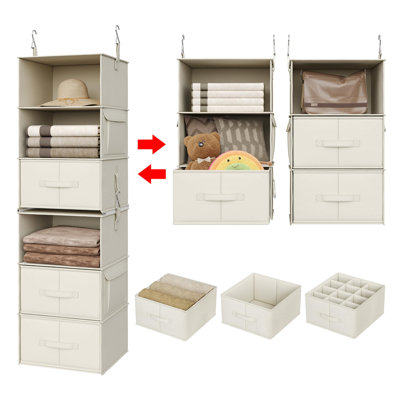 6-Shelf Hanging Closet Organizer