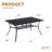 6-Person  Patio Dining Set with Rectangular Dining Table and 6 Rattan Dining Chairs-607327299