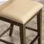 Tabouret de comptoir, siège en cuir-877912274-877912275