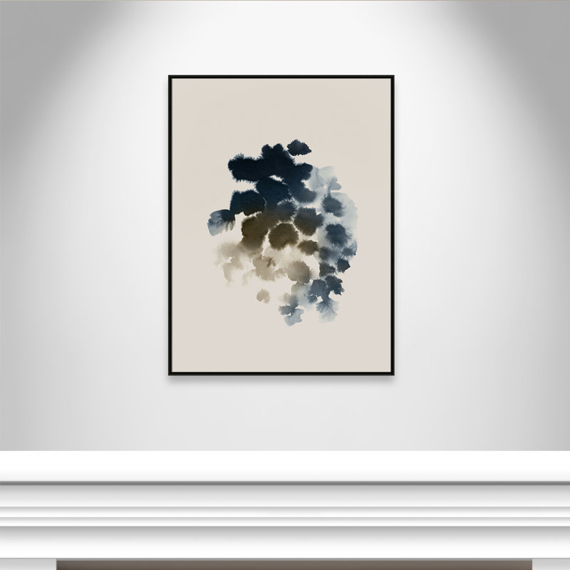 «Emerald Azure II» par Casa Fine Arts, H 49,5 po x l 37,5 po, Espresso