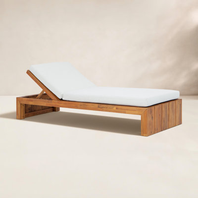 Teri 31" Patio Chaise Lounge