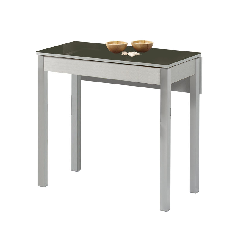 Cassye Rectangular 90Cm L x 70Cm W Dining Table, Graphite