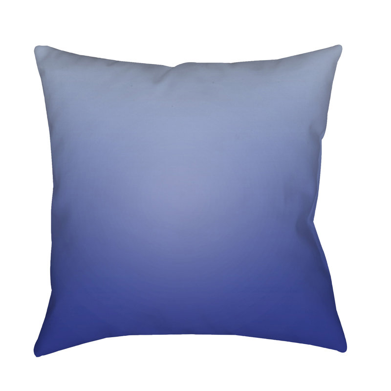 Textures Indoor/Outdoor Throw Pillow, Dark Blue, 20" H x 20" W x 5" D