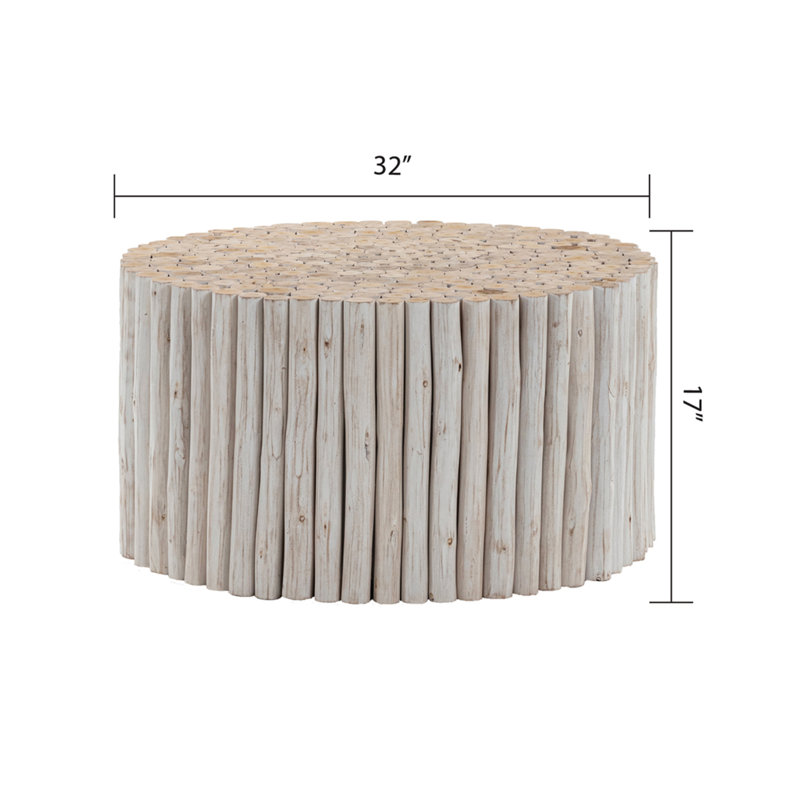 Table basse Gulbasha, Bois blanc