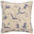 Beige / bleu géométrique 2