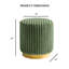 Finition verte de style contemporain 1pc-863411640