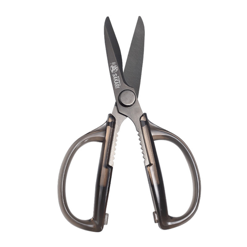 MITSUMOTO SAKARI Japanese Kitchen Scissors, Multipurpose Stainless Steel Kitchen Shears