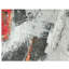 Handmade Silk and Wool Abstract Area Rug-67698108